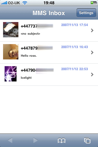 MMS для iPhone