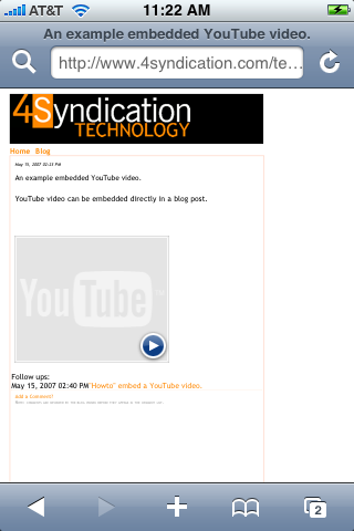 yuotube iphone 2.0