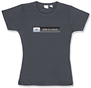 slide to unlock t-short
