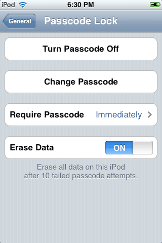 iphone lock