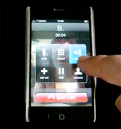 Обычный звонок с iPhone