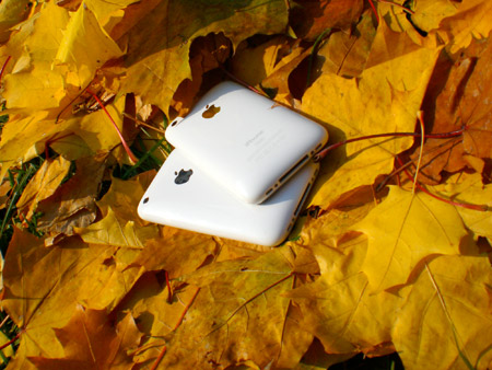 white iphone