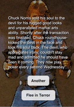 iChuk: Norris Joke Generator
