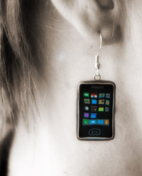 iphone_earrings iPhone-сережки
