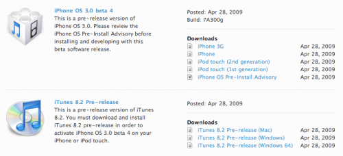 iPhone OS 3.0 beta 4 iPhone OS 3.0 beta 4
