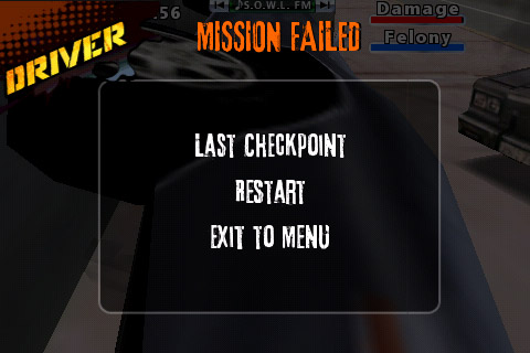 Driver – игра для iPhone и iPod Touch Driver – игра для iPhone и iPod Touch