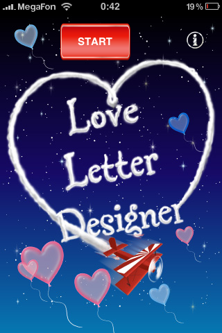 Love Letter Designer – приложение для iPhone OS