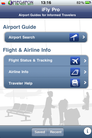 iFly menu