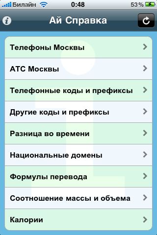 Ай Справка – полезное приложение для iPhone OS