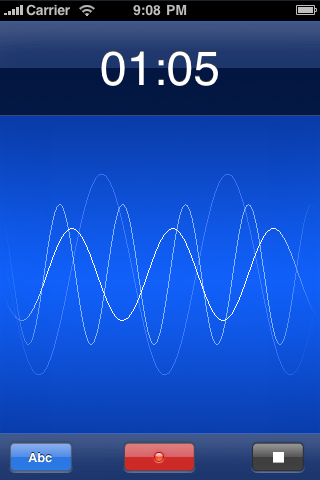 WaveRecord – приложение для iPhone и iPod Touch