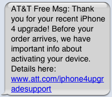 ATT-Sends-Text-Messages-to-iPhone-4-Owners