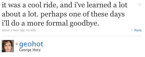 goodbye