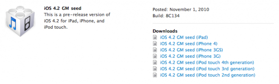iOS4.2GM