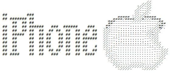 iPhone ASCII