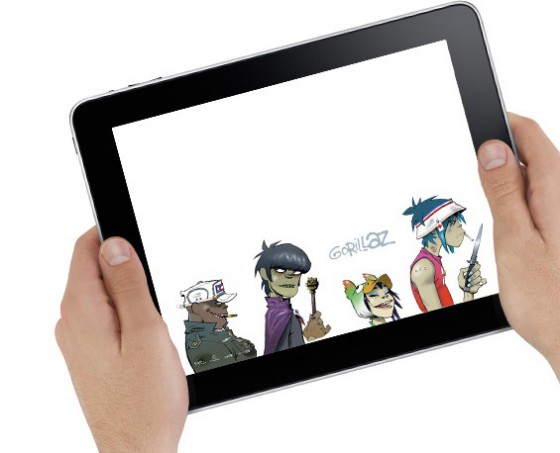 gorillaz-ipad