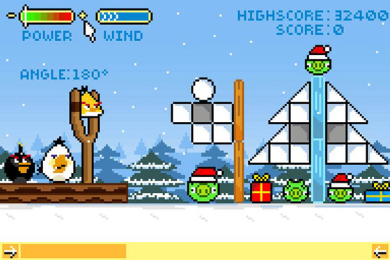 Retro Angry Birds