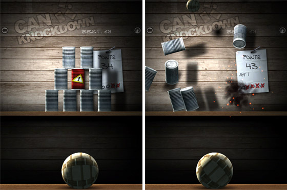 Can Knockdown. Сбиваем банки