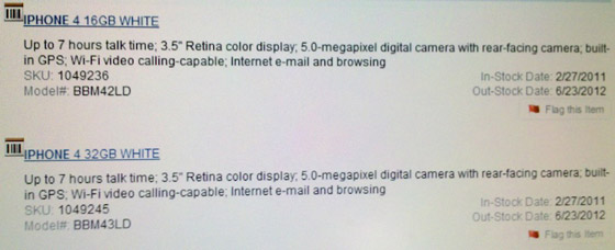 White iPhone 4