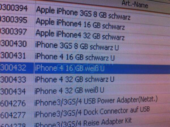 White iPhone 4