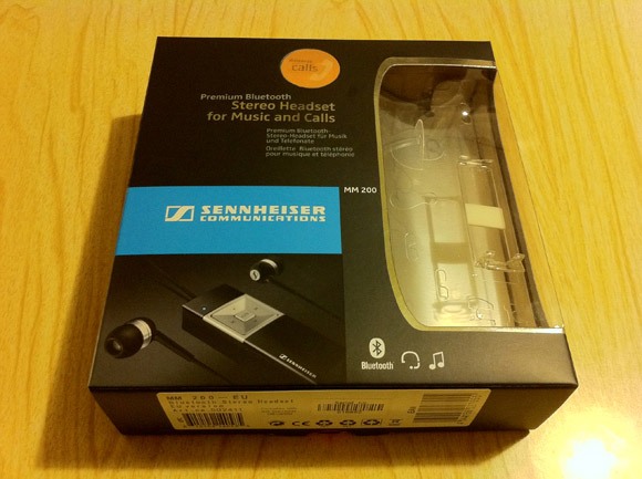 Коробка от Sennheiser MM200