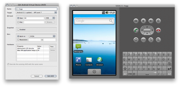 AVD и эмулятор Android