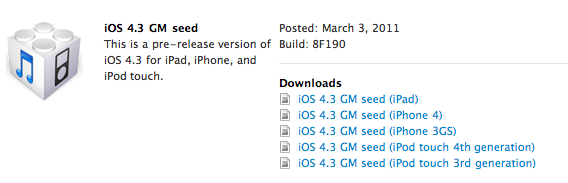 iOS 4.3