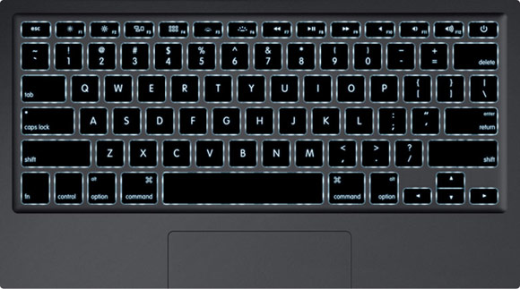 Подсветка клавиатуры MacBook Air