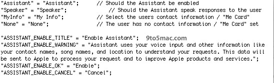 Код, связанный с Assistant