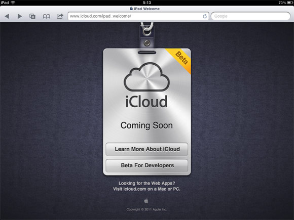 iCloud.com на iOS