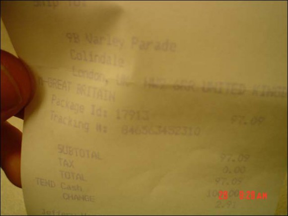 receipt