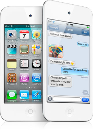 Белый iPod touch