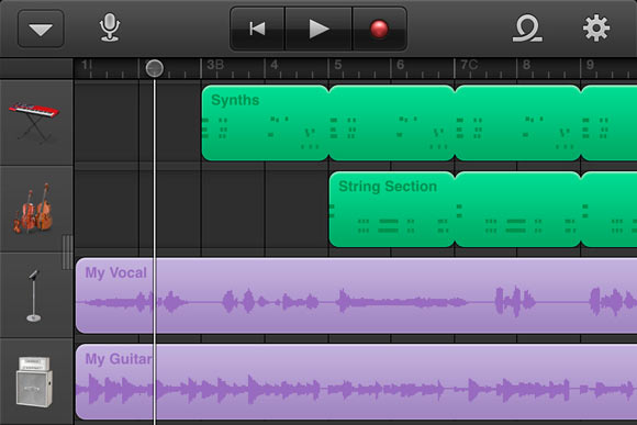 GarageBand на iPhone