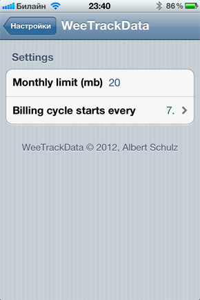 WeeTrackData