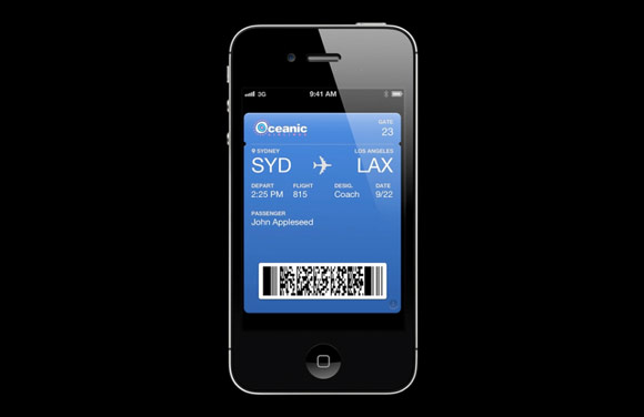 Билет на Oceanic 815 в Passbook