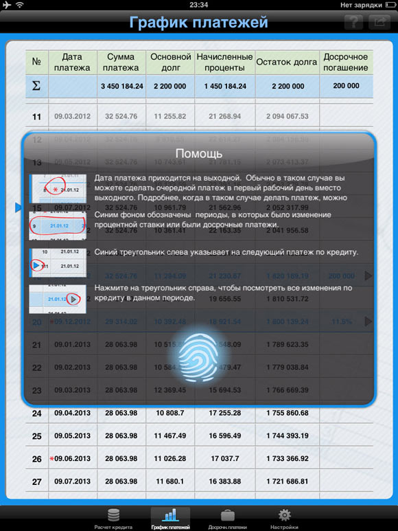 Кредитный калькулятор