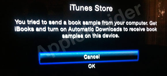 Ошибка на Apple TV