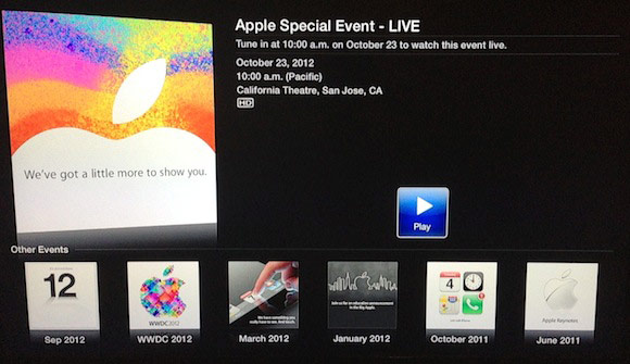 Трансляция презентации iPad mini на Apple TV