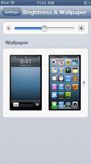 Скриншот с iPod touch 5-го поколения