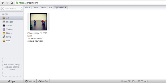 Droplr Web