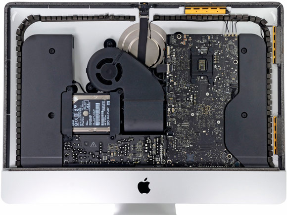 Внутренности iMac