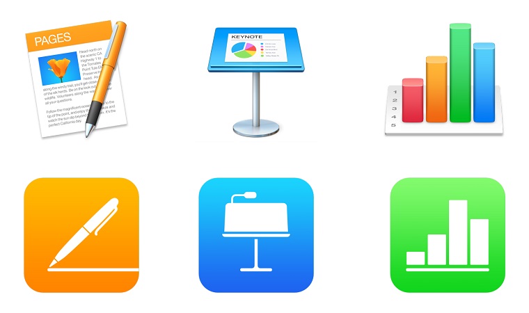 iWork iOS OS X