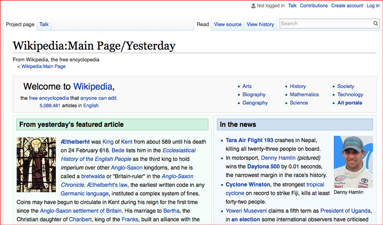 yesterday_main_page