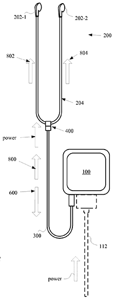 Apple-patent-magnetically-detachable-earbuds-for-iPhone-drawing-001
