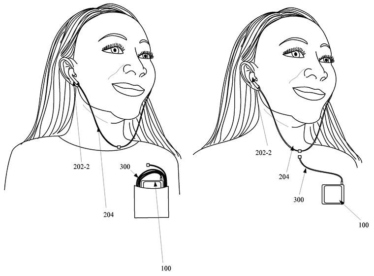 Apple-patent-magnetically-detachable-earbuds-for-iPhone-drawing-002