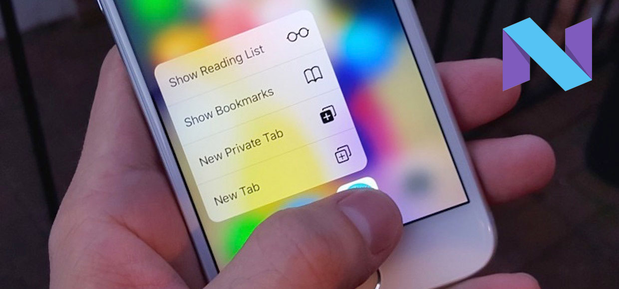 Google работает над собственным 3D Touch
