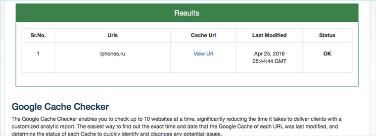 google_cache_checker