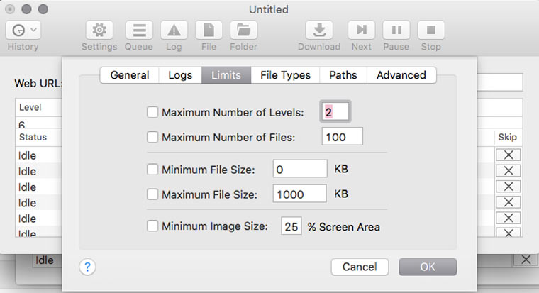 site_tracking_limits