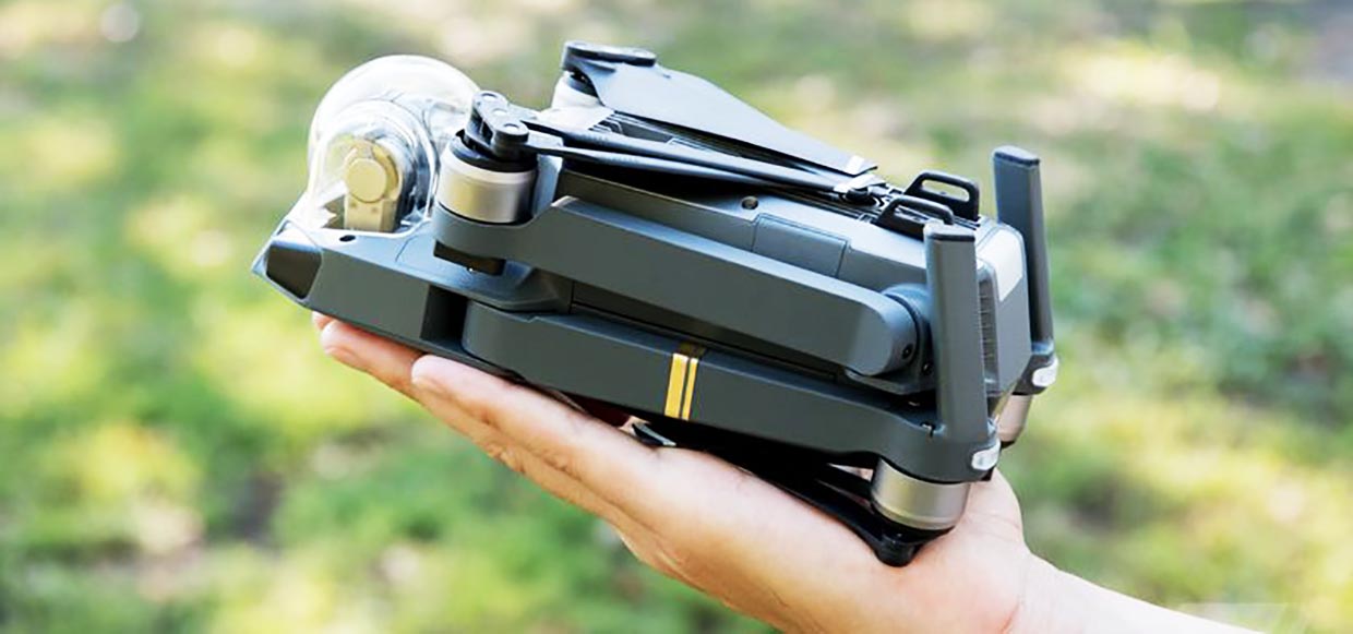 Новый дрон DJI умещается на ладони