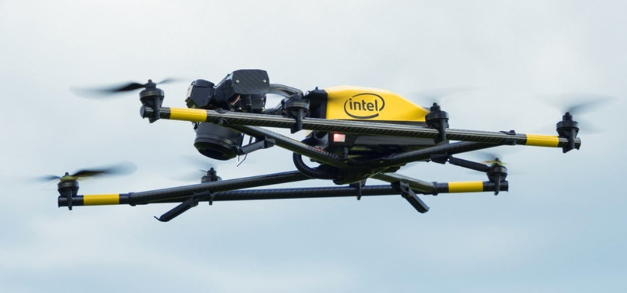 Intel представила свой первый дрон Falcon 8+