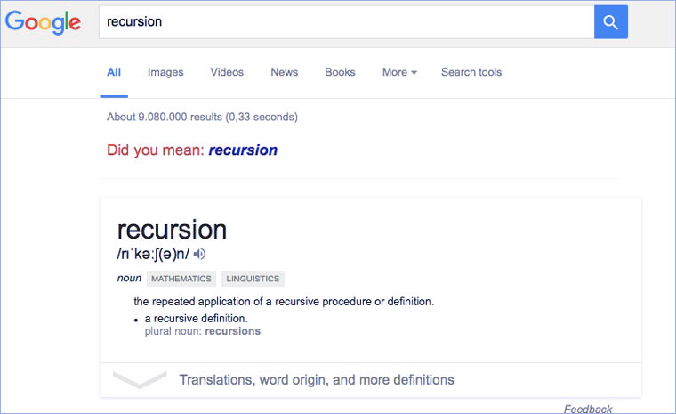recursion